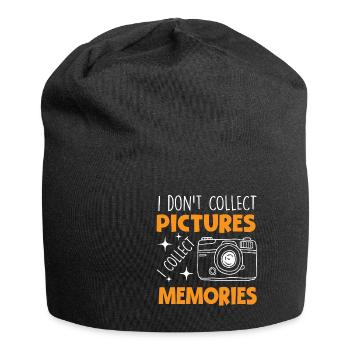 Fotografen Spruch Hobby Fotograf - Jersey-Beanie - Schwarz - Vorne