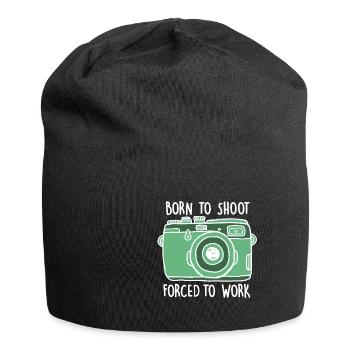 Fotografen Spruch Hobby Fotograf - Jersey-Beanie - Schwarz - Vorne