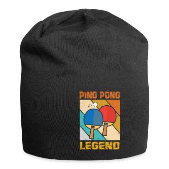 Lustiger Tischtennis Spruch Tischtennis - Jersey-Beanie - Schwarz - Vorne