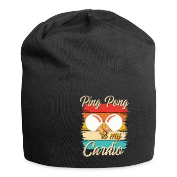 Lustiger Tischtennis Spruch Tischtennis - Jersey-Beanie - Schwarz - Vorne