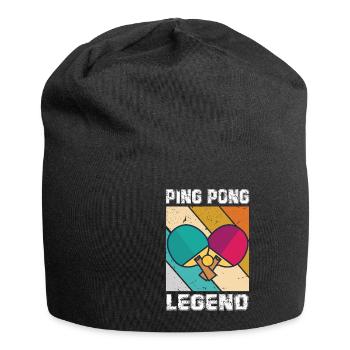 Lustiger Tischtennis Spruch Tischtennis - Jersey-Beanie - Schwarz - Vorne