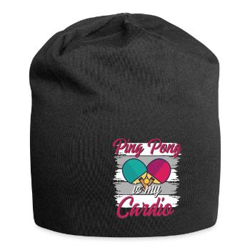 Lustiger Tischtennis Spruch Tischtennis - Jersey-Beanie - Schwarz - Vorne