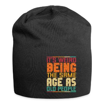 Rentner Sprüche & Geschenke Ruhestand - Jersey-Beanie - Schwarz - Vorne