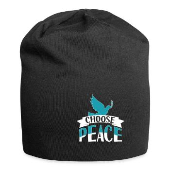 Choose Peace Doves Of Peace - Jersey-Beanie - Schwarz - Vorne