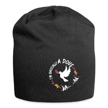 Im Basically A Dove - Jersey-Beanie - Schwarz - Vorne