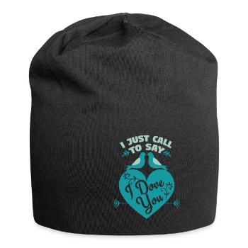 I Just Call To Say I Dove You - Jersey-Beanie - Schwarz - Vorne