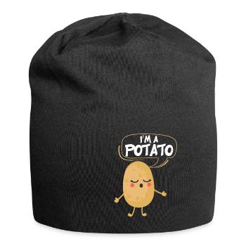 Im A Potato - Jersey-Beanie - Schwarz - Vorne