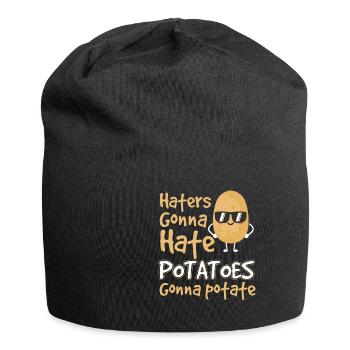 Potatoes Gonna Potate - Jersey-Beanie - Schwarz - Vorne