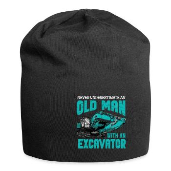 Lustiger Bagger Spruch für Baggerfahrer - Jersey-Beanie - Schwarz - Vorne