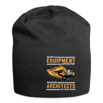 Lustiger Bagger Spruch für Baggerfahrer - Jersey-Beanie - Schwarz - Vorne