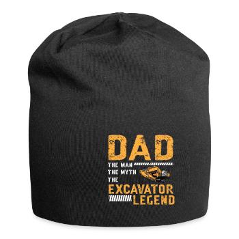 Lustiger Bagger Spruch für Baggerfahrer - Jersey-Beanie - Schwarz - Vorne