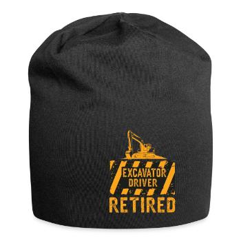 Lustiger Bagger Spruch für Baggerfahrer - Jersey-Beanie - Schwarz - Vorne