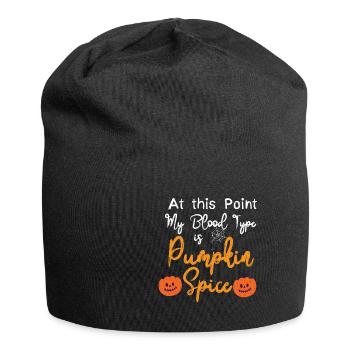 Grusel Halloweenspruch Spruch Halloween - Jersey-Beanie - Schwarz - Vorne