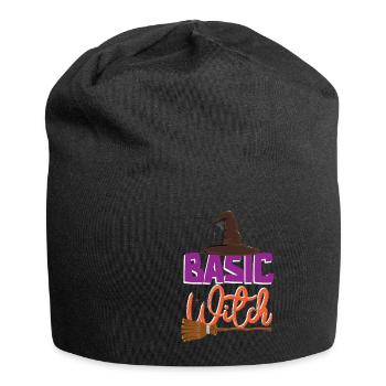 Grusel Halloweenspruch Spruch Halloween - Jersey-Beanie - Schwarz - Vorne