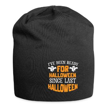 Grusel Halloweenspruch Spruch Halloween - Jersey-Beanie - Schwarz - Vorne