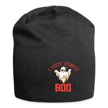 Grusel Halloweenspruch Spruch Halloween - Jersey-Beanie - Schwarz - Vorne