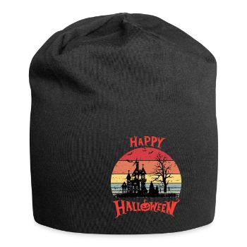 Grusel Halloweenspruch Spruch Halloween - Jersey-Beanie - Schwarz - Vorne