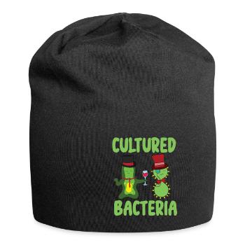 Biologie Lehrer Motiv Naturwissenschaft - Jersey-Beanie - Schwarz - Vorne