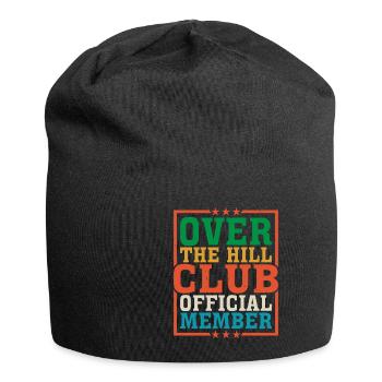 Over The Hill Club Official Member 6 - Jersey Beanie - black - Front