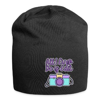 All I Ever Do Is Edit 4 - Jersey-Beanie - Schwarz - Vorne