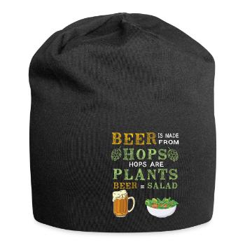 Feiern Bier Party Spruch I Biertrinken - Jersey-Beanie - Schwarz - Vorne