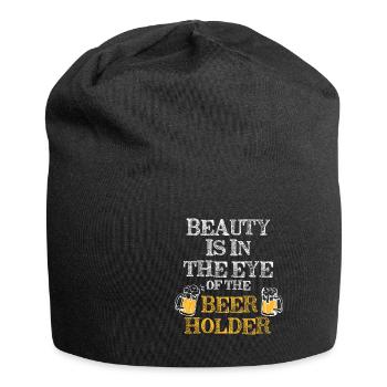 Feiern Bier Party Spruch I Biertrinken - Jersey-Beanie - Schwarz - Vorne