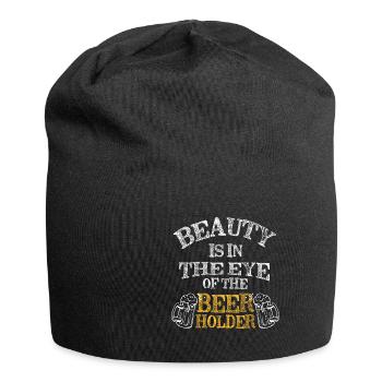 Feiern Bier Party Spruch I Biertrinken - Jersey-Beanie - Schwarz - Vorne