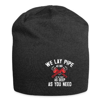 Handwerker Installateur Spruch Klempner - Jersey-Beanie - Anthrazit - Vorne