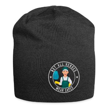Putzfrau Spruch Reinigungskraft Putzfee - Jersey-Beanie - Anthrazit - Vorne