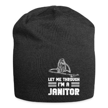 Putzfrau Spruch Reinigungskraft Putzfee - Jersey-Beanie - Anthrazit - Vorne