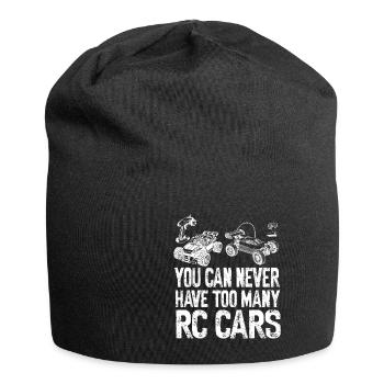 RC Auto Hobby Spruch Ferngestuertes Auto - Jersey-Beanie - Schwarz - Vorne