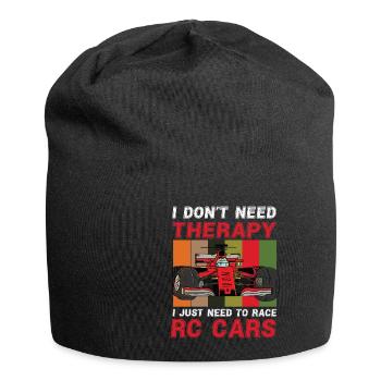 RC Auto Hobby Spruch Ferngestuertes Auto - Jersey-Beanie - Schwarz - Vorne
