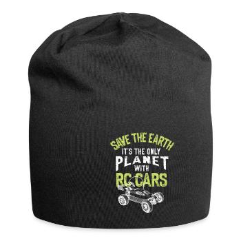 RC Auto Hobby Spruch Ferngestuertes Auto - Jersey-Beanie - Schwarz - Vorne