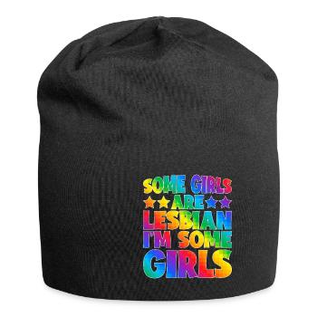 Some Girls Are Lesbian I'm Some Girls 5 - Jersey-Beanie - Schwarz - Vorne