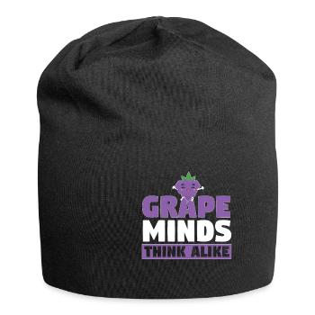 Grape Minds Think Alike - Jersey-Beanie - Schwarz - Vorne