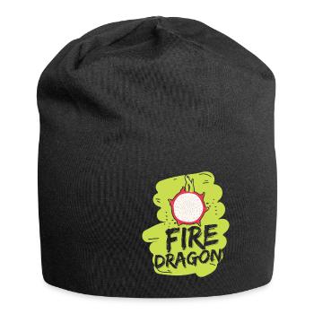 Fire Dragon Fruit - Jersey-Beanie - Schwarz - Vorne