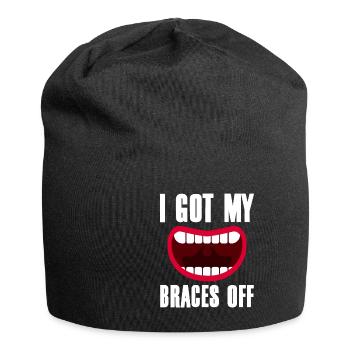 I Got My Braces Off 2 - Jersey-Beanie - Schwarz - Vorne