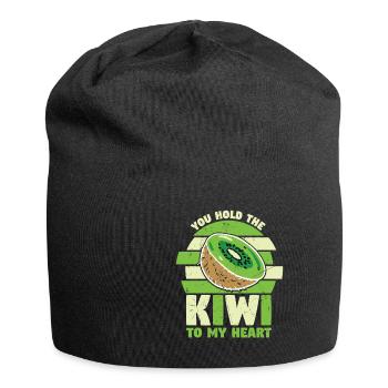 You Hold The Kiwi To My Heart - Jersey-Beanie - Schwarz - Vorne
