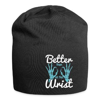 Better Than All The Wrist - Jersey-Beanie - Schwarz - Vorne