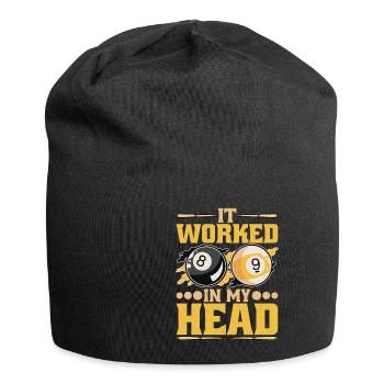 It Worked In My Head 2 - Jersey Beanie - black - Front