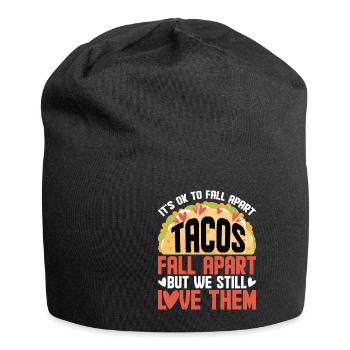 C’est correct de s’effondrer, les tacos s’effondrent 2 - Bonnet en jersey - noir - Devant