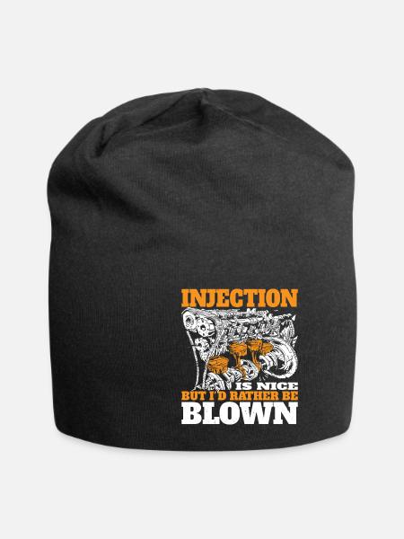 Injection Is Nice But I'd Rather Be Blown 7 - Jersey-Beanie - Schwarz