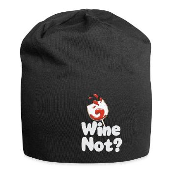 Winzer Wein Spruch für Weinliebhaber - Jersey-Beanie - Schwarz - Vorne