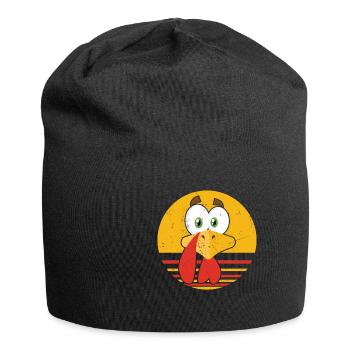 Vintage Turkey - Jersey-Beanie - Schwarz - Vorne
