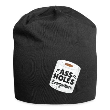 Assholes Everywhere Toilet Paper - Jersey-Beanie - Schwarz - Vorne