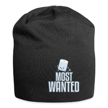 Most Wanted - Jersey-Beanie - Schwarz - Vorne