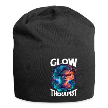 Glow Therapist 5 - Jersey Beanie - black - Front
