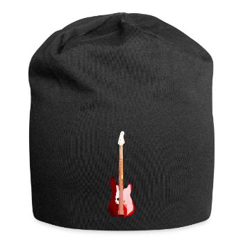 BASS GUITAR - Jersey Beanie - black - Front