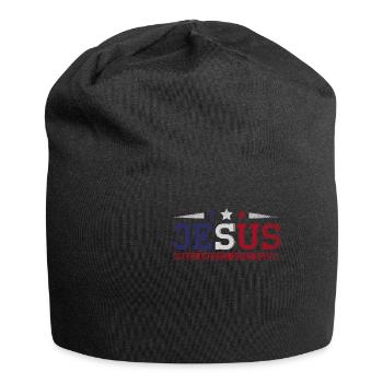 Jésus rend l’Amérique pieuse, à nouveau la foi - Bonnet en jersey - noir - Devant