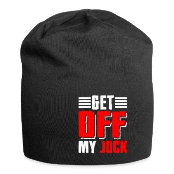 Get Off My Jock 5 - Jersey Beanie - black - Front